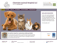 Tablet Screenshot of clearviewah.com